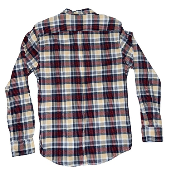 Flag & Anthem Plaid Multicolored Long Sleeve Button Up Shirt Men’s Size Small - Picture 2 of 3